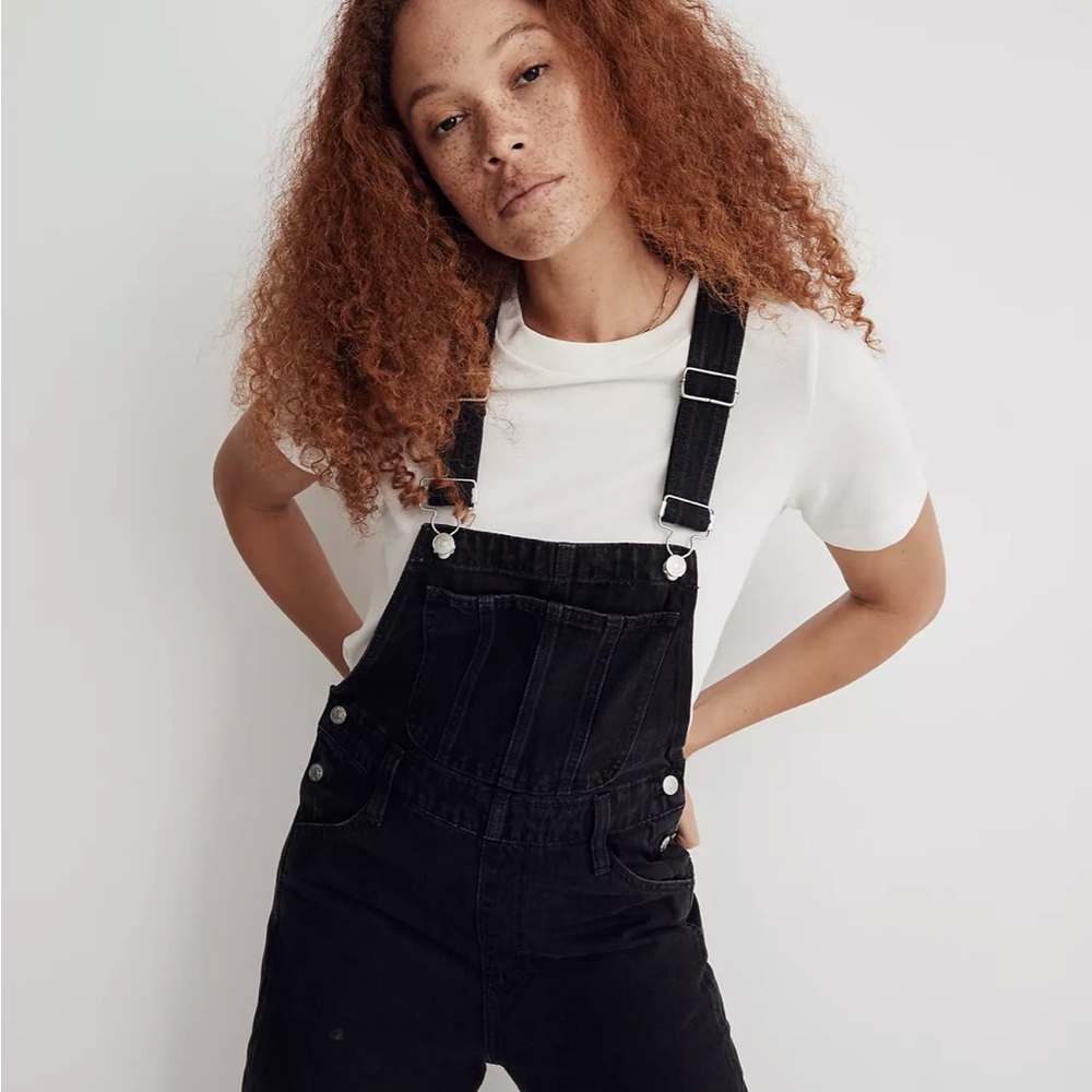NWT Madewell Straight Leg Overalls in Lunar - size Small